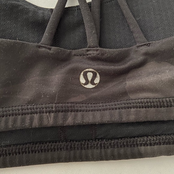 Black Lululemon Free to Be Bra - Picture 3 of 4
